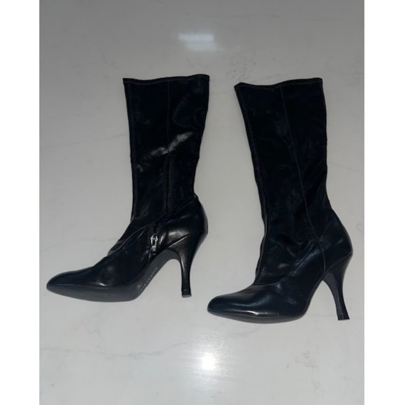 Gianni Bini Knee High Leather Boots - Picture 1 of 6